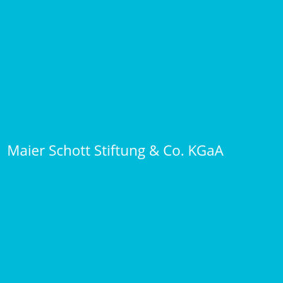 Maier Schott Stiftung &amp; Co. KGaA