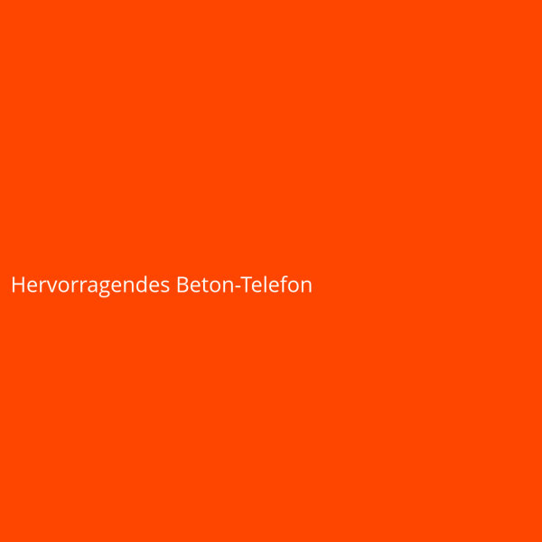 Hervorragendes Beton-Telefon