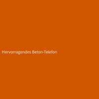 Hervorragendes Beton-Telefon