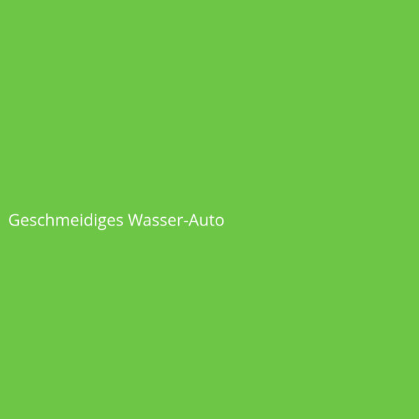 Geschmeidiges Wasser-Auto