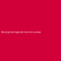 Besorgniserregende Gummi-Lampe