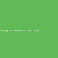 Besorgniserregende Gummi-Lampe