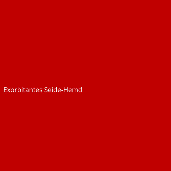 Exorbitantes Seide-Hemd