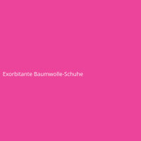 Exorbitante Baumwolle-Schuhe