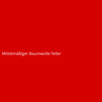 Mittelmäßiger Baumwolle-Teller