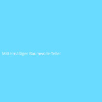 Mittelmäßiger Baumwolle-Teller