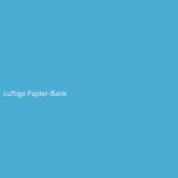 Luftige Papier-Bank